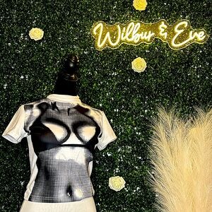 Graphic Crop Top  “Toxic Bae”